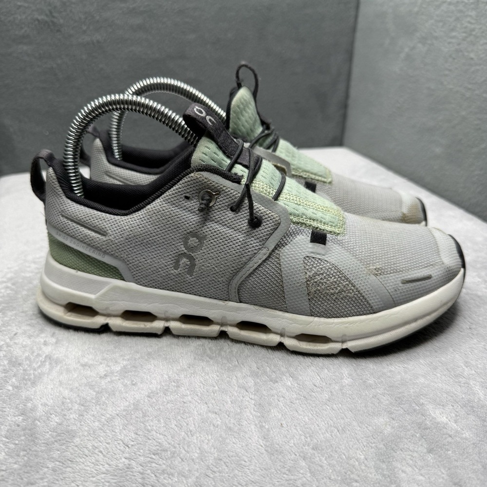 On Cloud Sky Kids Running Shoes US Youth 5 EU 37.5 Glacier Sage Gray Green